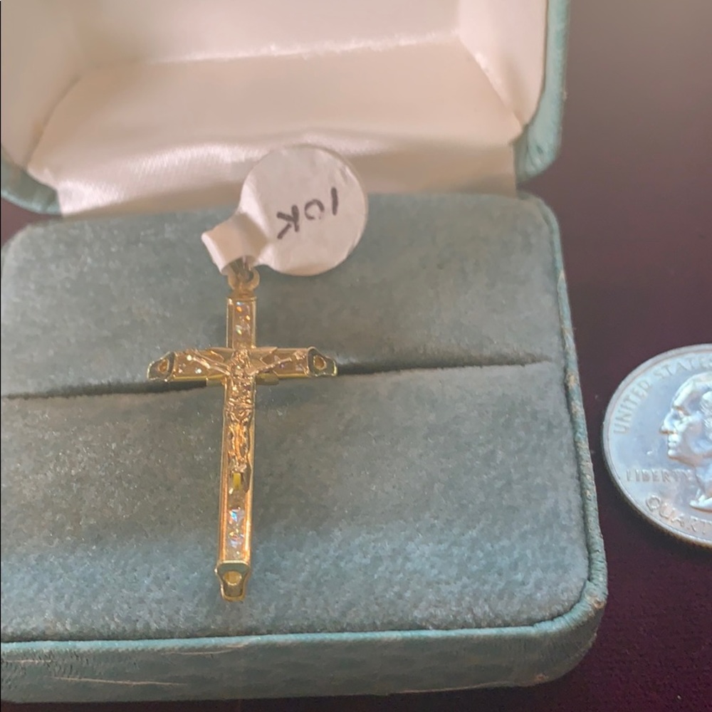 Gold cross